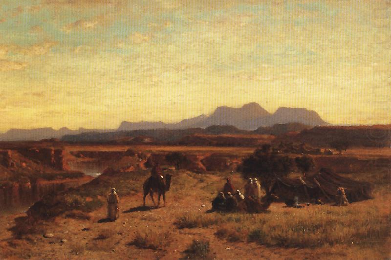 Samuel Colman Desert Encampment china oil painting image
